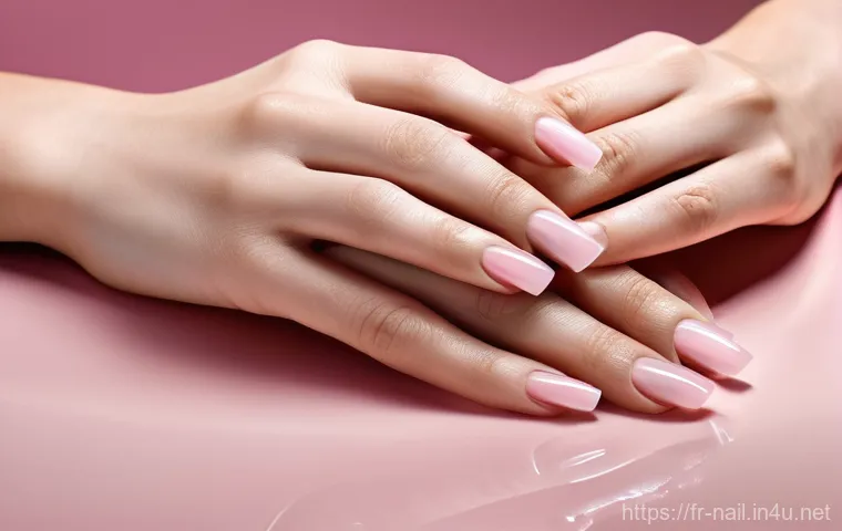 투명한 젤 네일 디자인 아이디어 - Prompt 1: The Luminous Elegance of Transparent Gel Nails**